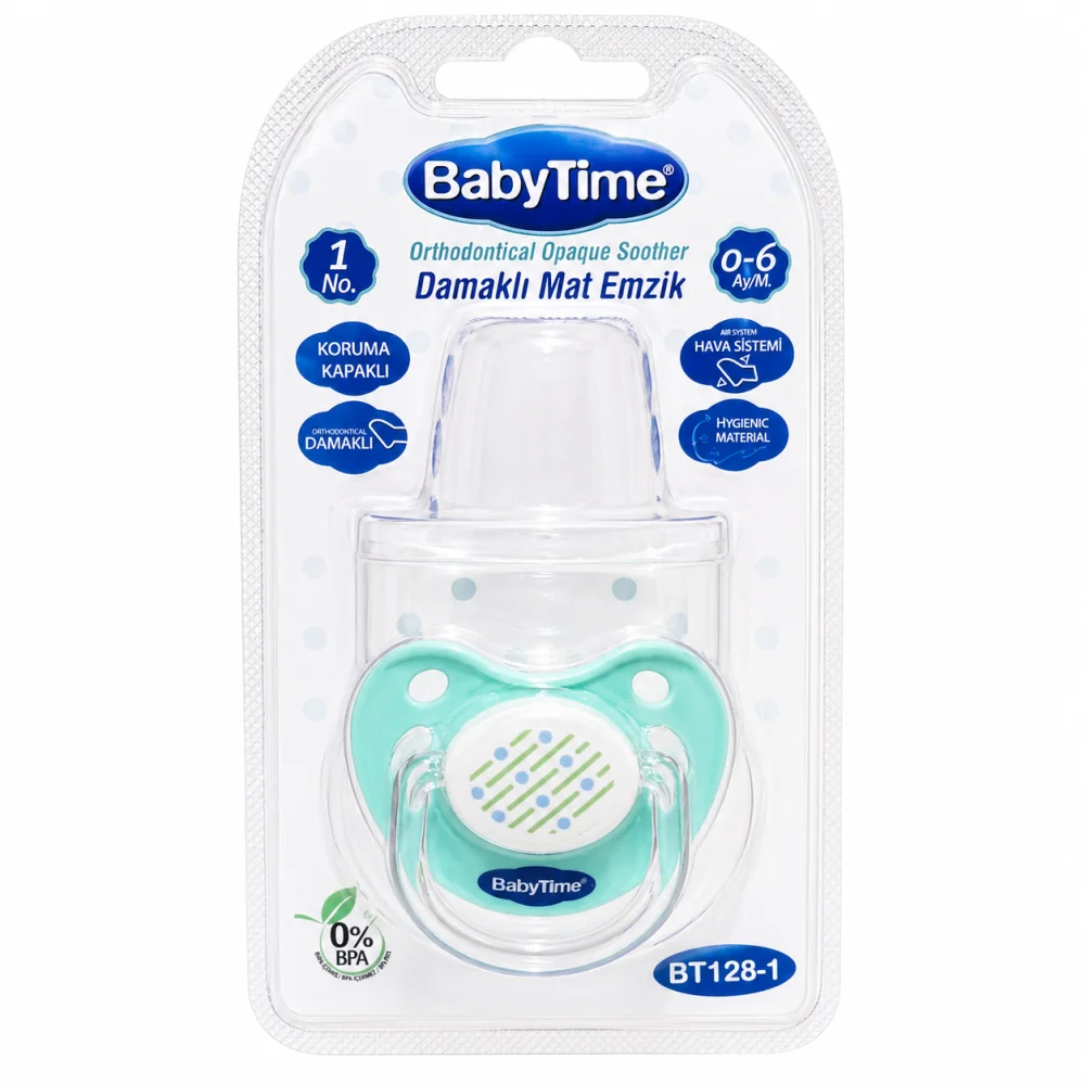 BABYTIME - SUCETTE ORTHODONTIQUE EN SILICONE 0-6MOIS