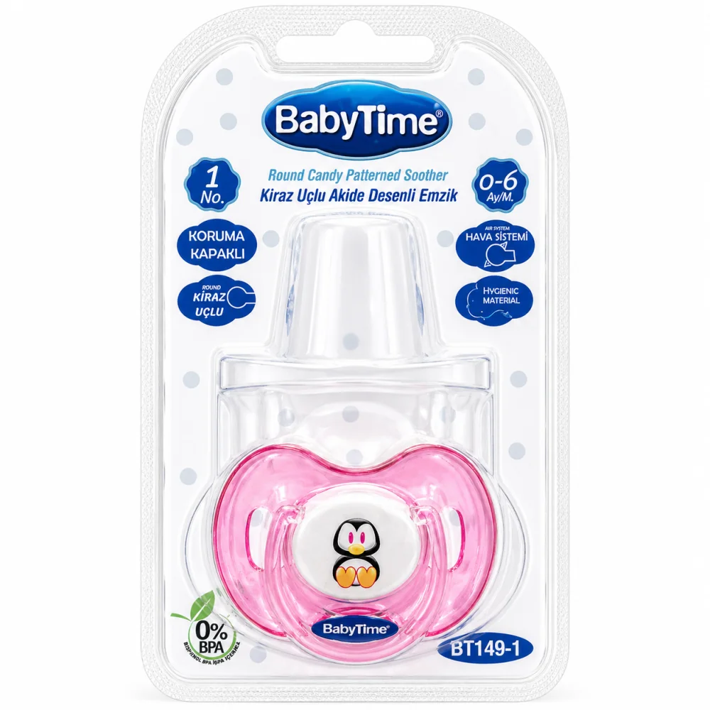 BABYTIME - SUCETTE ORTHODONTIQUE EN SILICONE 0-6MOIS
