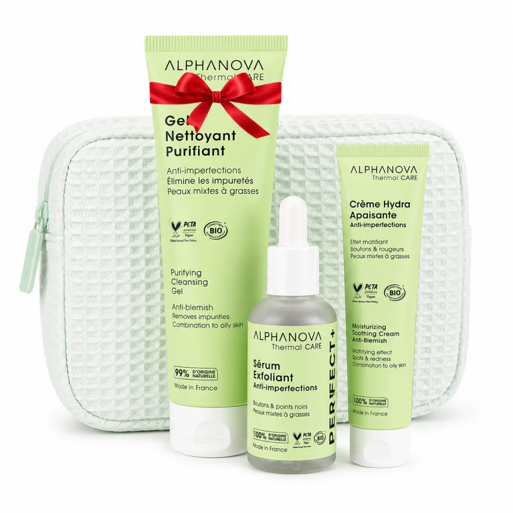 ALPHANOVA THERMAL CARE PERFECT+ - TROUSSE ROUTINE ANTI IMPRRFECTIONS ZERO BOUTON
