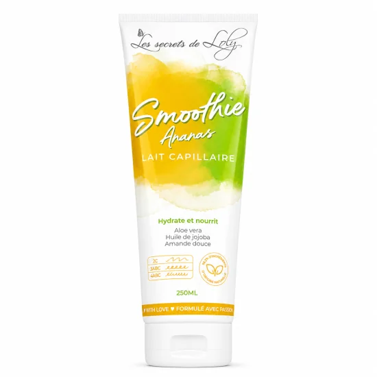 LES SECRETS DE LOLY SMOOTHIE ANANAS - LAIT SANS RINCAGE NOURRISSANT 250ML