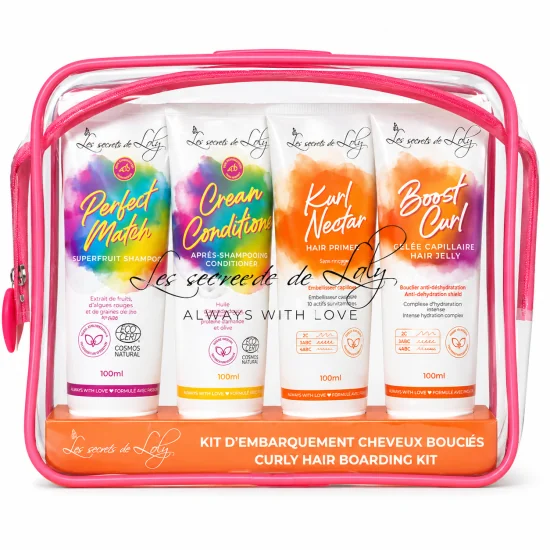 LES SECRETS DE LOLY - TROUSSE DE VOYAGE CHEVEUX BOUCLES