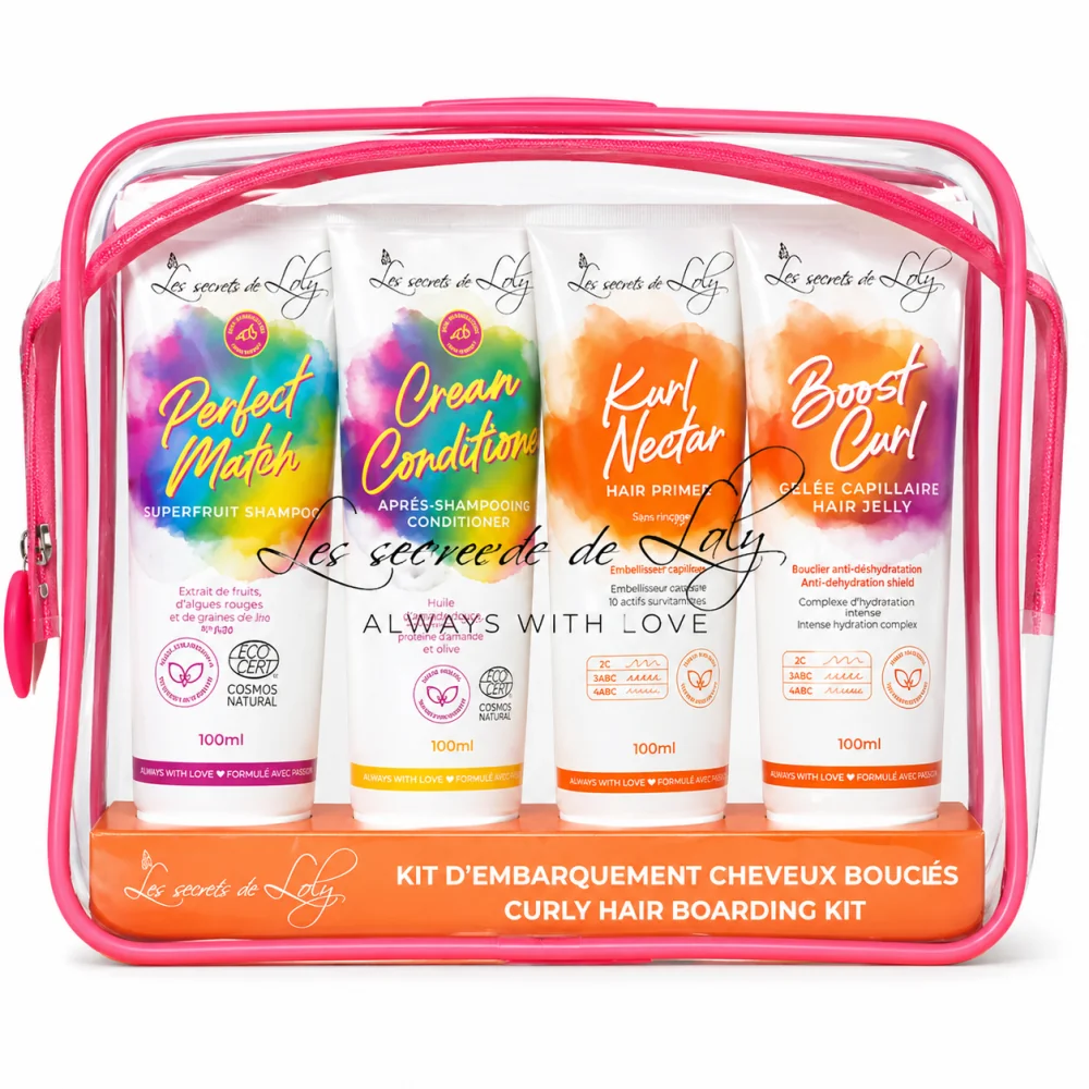 LES SECRETS DE LOLY - TROUSSE DE VOYAGE CHEVEUX BOUCLES