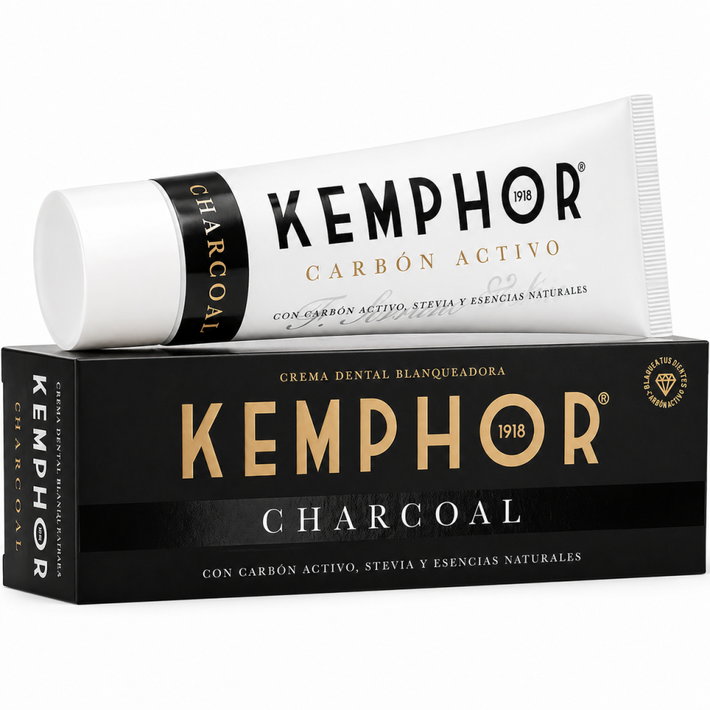 kemphor dentifrice blanchissant au charbon actif 75 ml pour Beauté