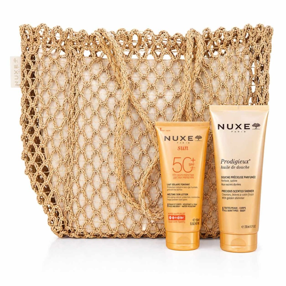 NUXE - LAIT SOLAIRE SPF50+ + HUILE DE DOUCHE 200ML ET SAC OFFERTS