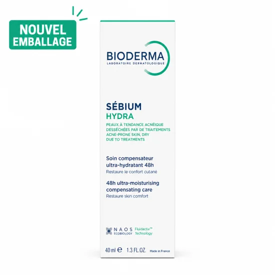 Bioderma Sébium Hydra Soin hydratant compensateur - 40ml pour Beauté