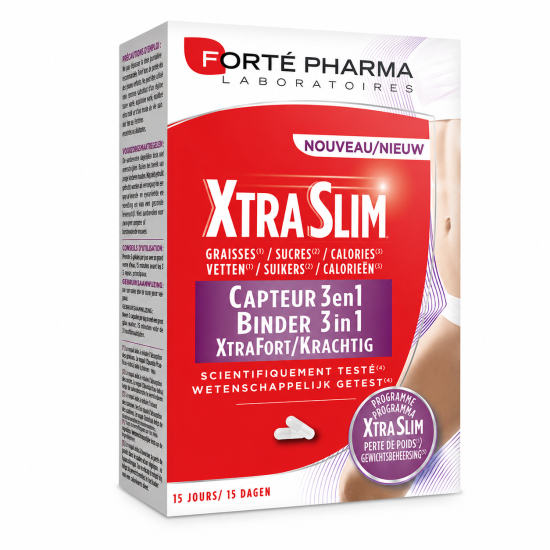 FORTE PHARMA XTRASLIM CAPTEUR 3EN1 XTRAFORT pour Beauté