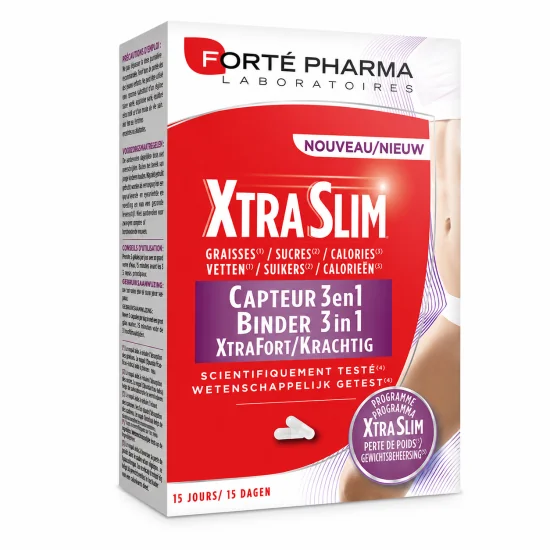 FORTE PHARMA XTRASLIM CAPTEUR 3EN1 XTRAFORT pour Beauté