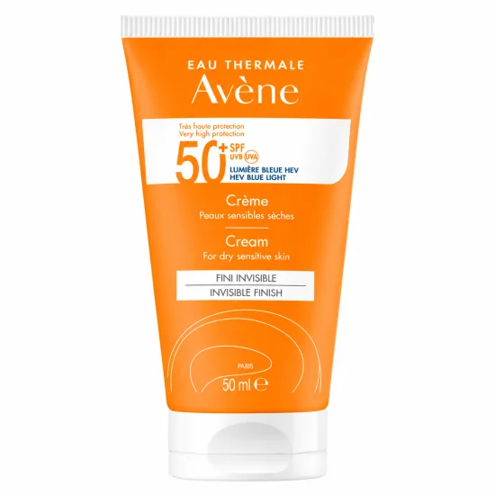 AVENE CRÈME SPF 50+ 50ML PEAU SECHE pour Solaire