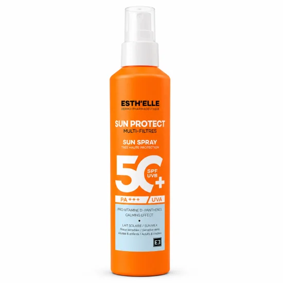 ESTHELLE SUN PROTECT LAIT SPRAY MULTI FILTRES SPF50+ 250ML pour Beauté