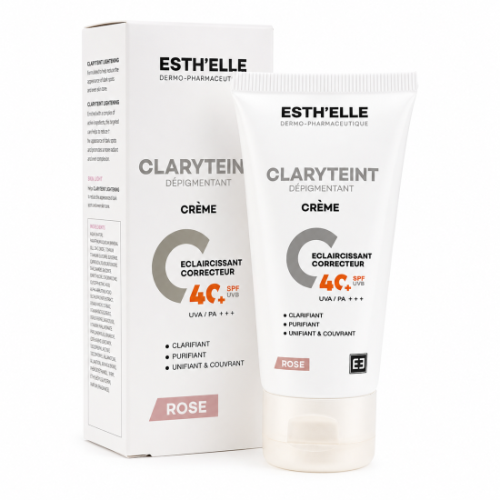 ESTHELLE CLARYTEINT - CREME TEINTEE ROSE ANTI TACHES SPF40+ 50g