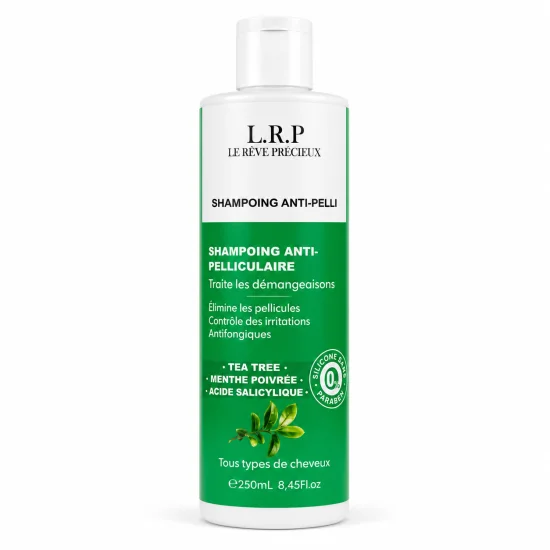 LRP - SHAMPOING ANTI PELLICULAIRE AU MENTHE POIVREE ,THE , ACIDE SA...