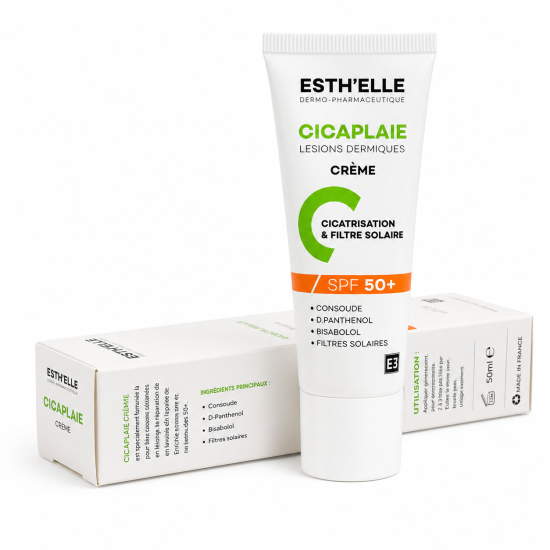 Esthelle Cicaplaie Creme spf50+ 20g pour Beauté