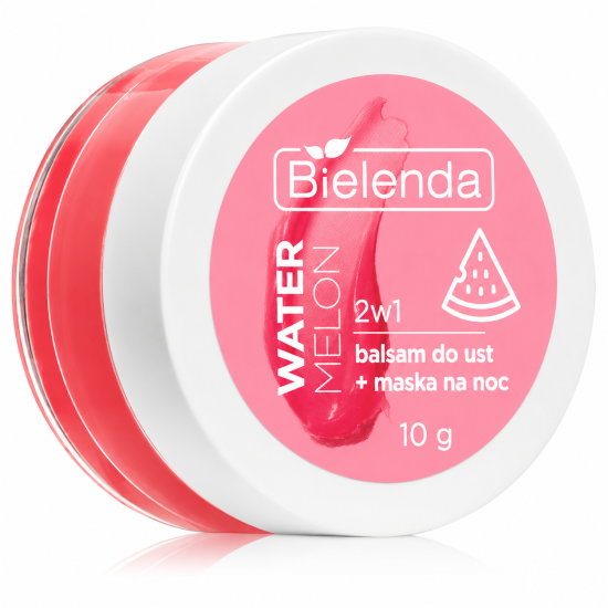 BIELENDA LIP CARE -  MASQUE DE NUIT + BAUME 2EN1 JUS DE PASTÈQUE & BEURRE DE KARITÉ 10 G