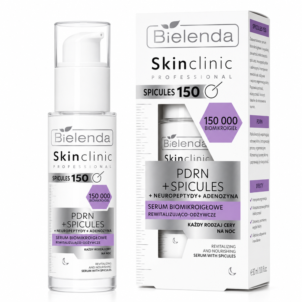 BIELENDA SKIN CLINIC PROFESSIONAL - SÉRUM REVITALISANT & NOURRISSANT AU PDRN AVEC SPICULES 30 ML