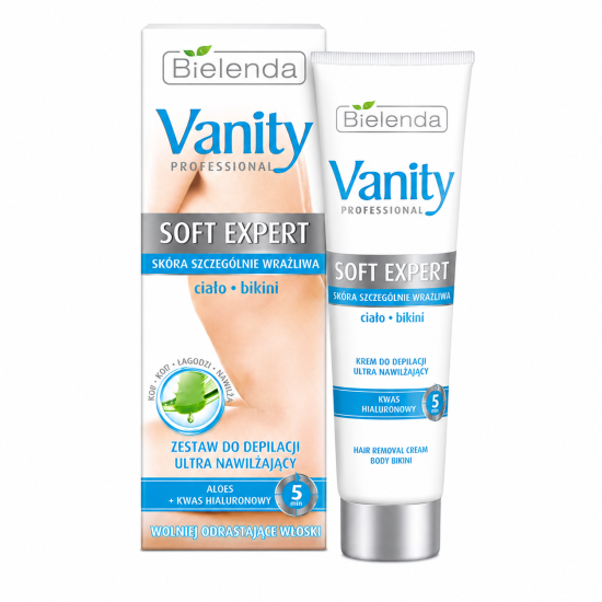 BIELENDA VANITY SOFT EXPERT - CRÈME DÉPILATOIRE ULTRA HYDRATANTE 100 ML