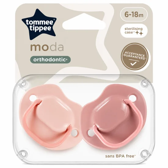 TOMMEE TIPPEE - LOT DE 2 SUCETTES ORTHODONTIQUES 6-18MOIS