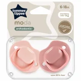 TOMMEE TIPPEE - LOT DE 2 SUCETTES ORTHODONTIQUES 6-18MOIS