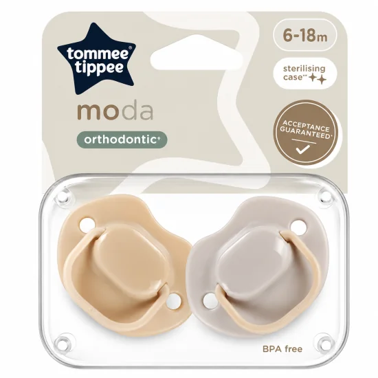 TOMMEE TIPPEE - LOT DE 2 SUCETTES ORTHODONTIQUES 6-18MOIS