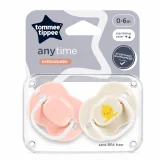 TOMMEE TIPPEE ANYTIME - LOT DE 2 SUCETTES ORTHODONTIC 0-6MOIS