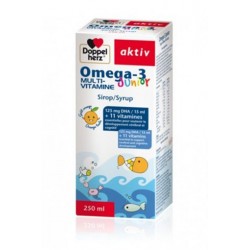 Doppel herz AKTIV Omega 3 junior multi-vitamine 250ml