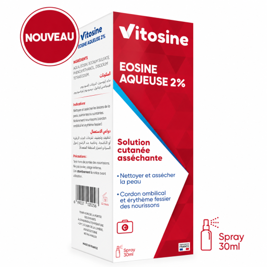 VITOSINE - ÉOSINE AQUEUSE 2% SPRAY 30 ML