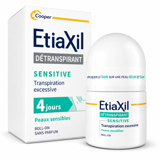 Etiaxil Détranspirant Peaux Sensibles aisselles pour Beauté