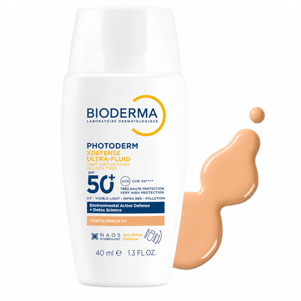 BIODERMA PHOTODERM XDEFENSE - ULTRA FLUID TEINTE SPF50+ 40ML - TEINTE 02