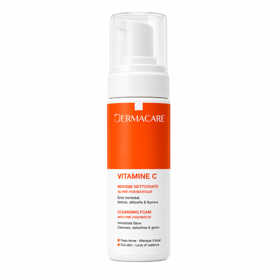 DERMACARE - MOUSSE NETTOYANTE VITAMINE C 150ML