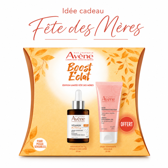 AVENE - COFFRET ECLAT : SERUM VITAMIN ACTIV Cg + GELEE GOMMANTE DOUCEUR 50ML OFFERTE