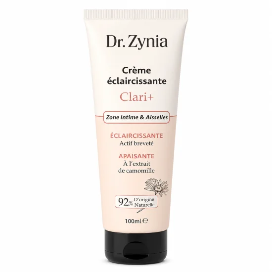 DR ZYNIA CLARI+ - CREME ECLAIRCISSANTE ZONE INTIME AISSELLES 100ML