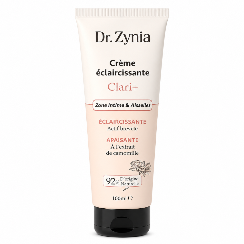 DR ZYNIA CLARI+ - CREME ECLAIRCISSANTE ZONE INTIME AISSELLES 100ML