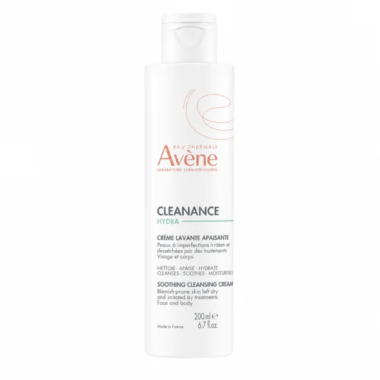 AVENE CLEANANCE HYDRA CREME LAVANTE APAISANTE 200ML pour Beauté