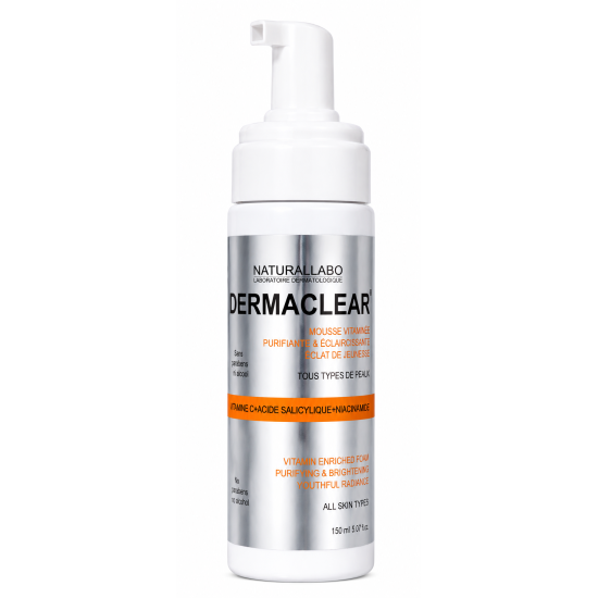 NATURALLABO DERMACLEAR® - MOUSSE NETTOYANTE VITAMINÉE ÉCLAT DE JEUNESSE 150ML