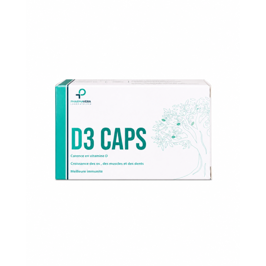 PHARMAVERA D3 CAPS VITAMINE D3 30 CAPSULES pour Femmes