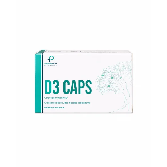 PHARMAVERA D3 CAPS VITAMINE D3 30 CAPSULES pour Femmes
