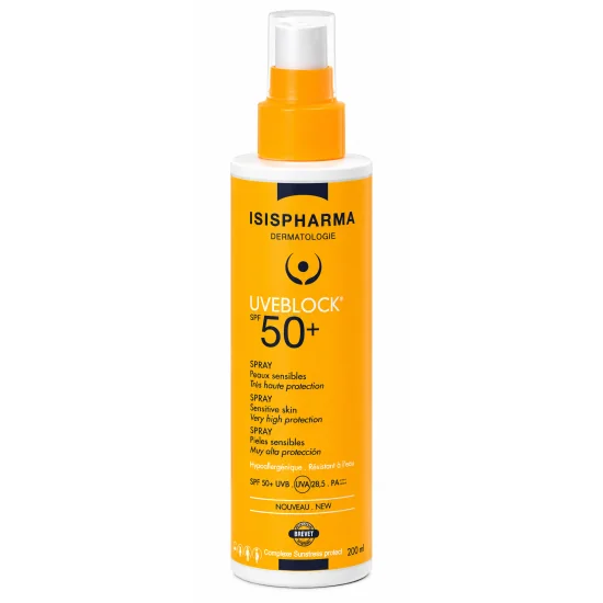 ISISPHARMA UVEBLOCK - SPRAY SOLAIRE TRES HAUTE PROTECTION SPF50+ 200ML