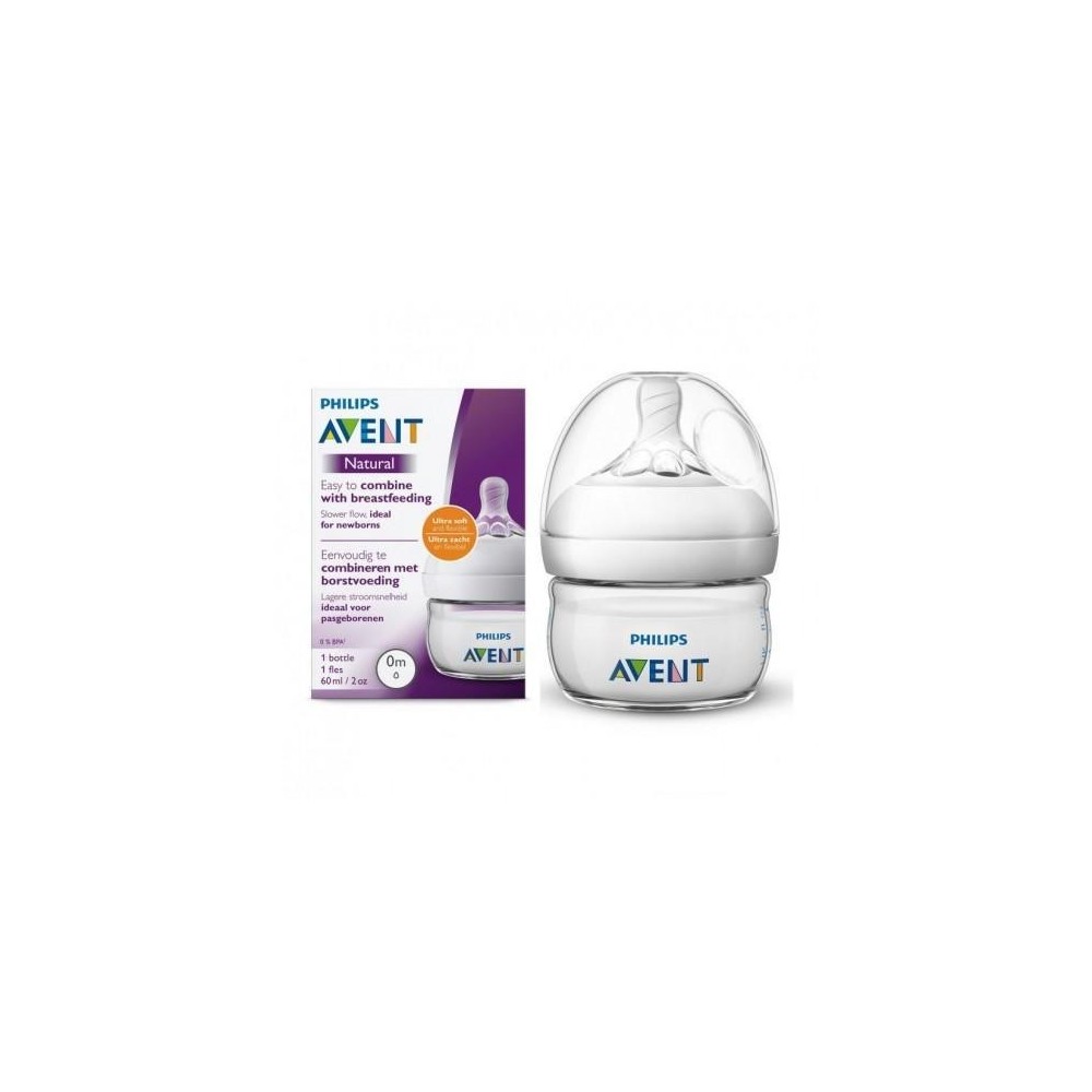 Avent Natural 2.0 Biberon 60ml pour Beauté