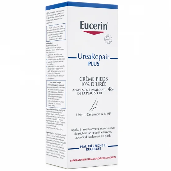 EUCERIN UreaRepair PLUS Crème Pieds 10% d'Urée pour Beauté