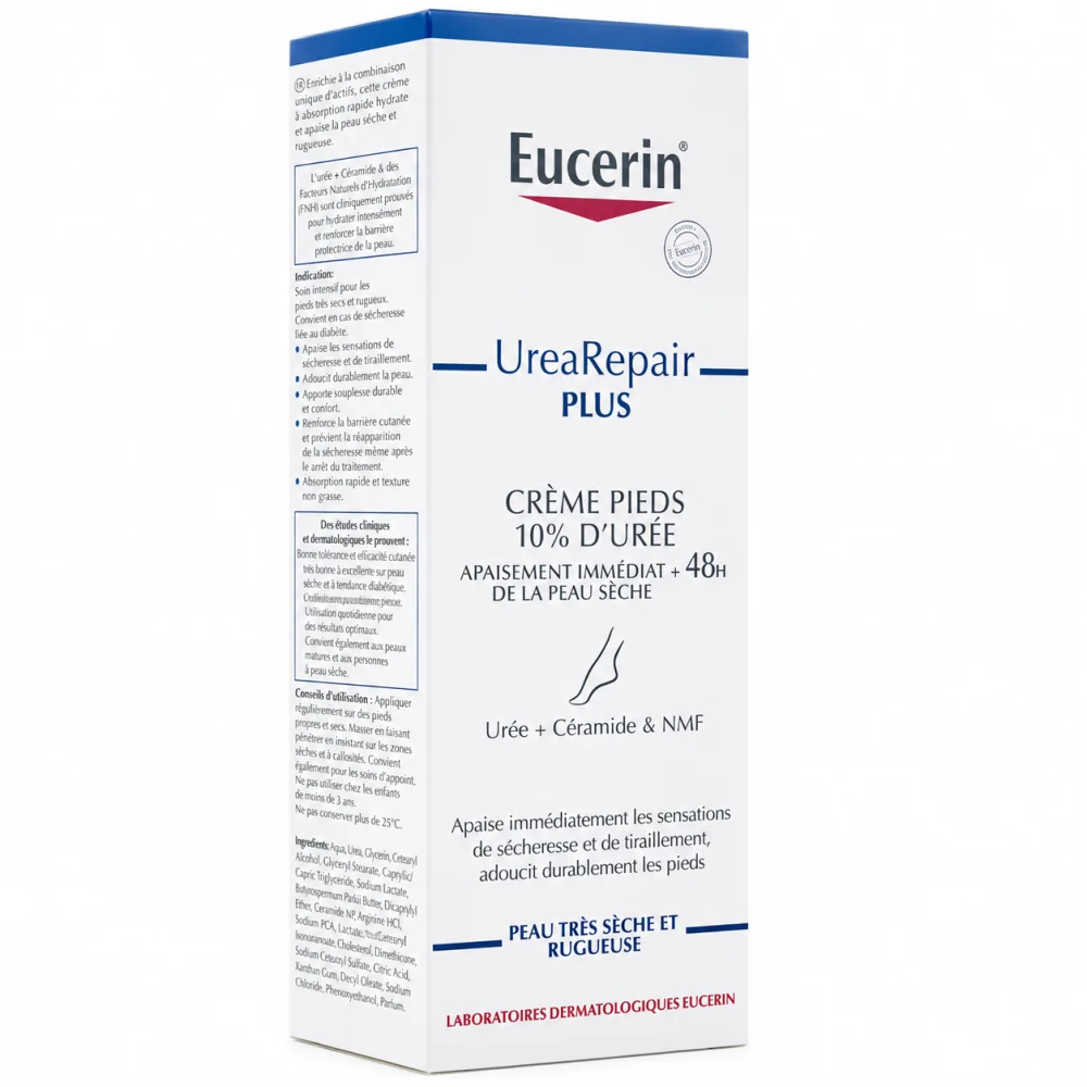 EUCERIN UreaRepair PLUS Crème Pieds 10% d'Urée pour Beauté
