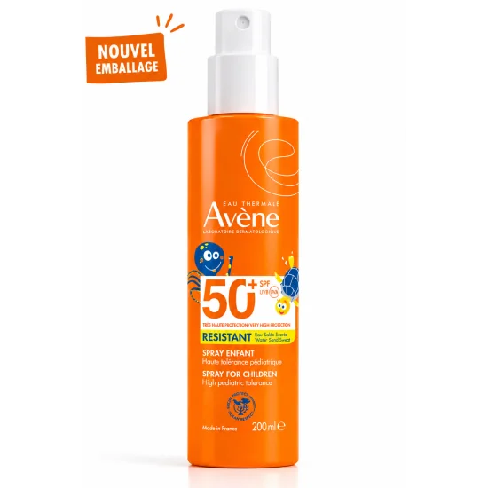 Avène SOLAIRE Enfant Spray Haute Protection SPF 50+, 200ml pour Corps