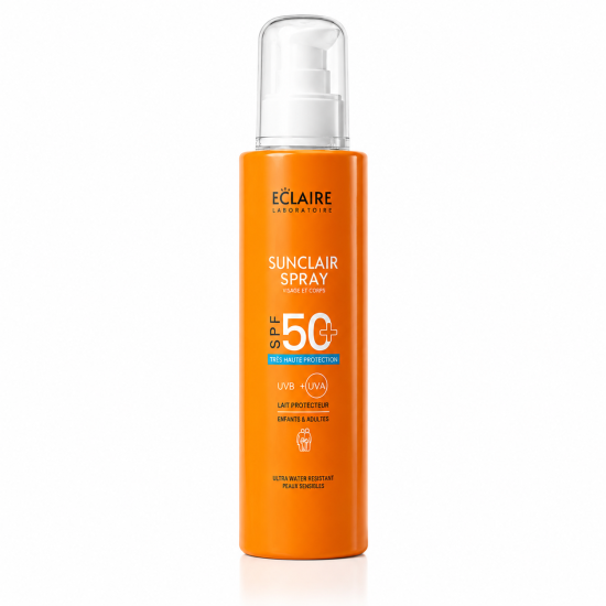 ECLAIRE SUNCLAIR - SPRAY SOLAIRE VISAGE ET CORPS SPF 50+ ENFANT ET ...