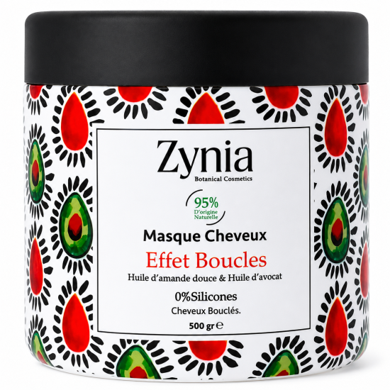 ZYNIA - MASQUE CHEVEUX EFFET BOUCLES 500GR