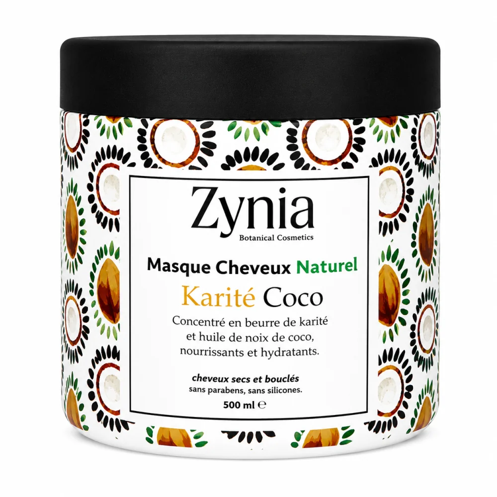 ZYNIA - MASQUE CHEVEUX LISSANT KARITE COCO 500ML