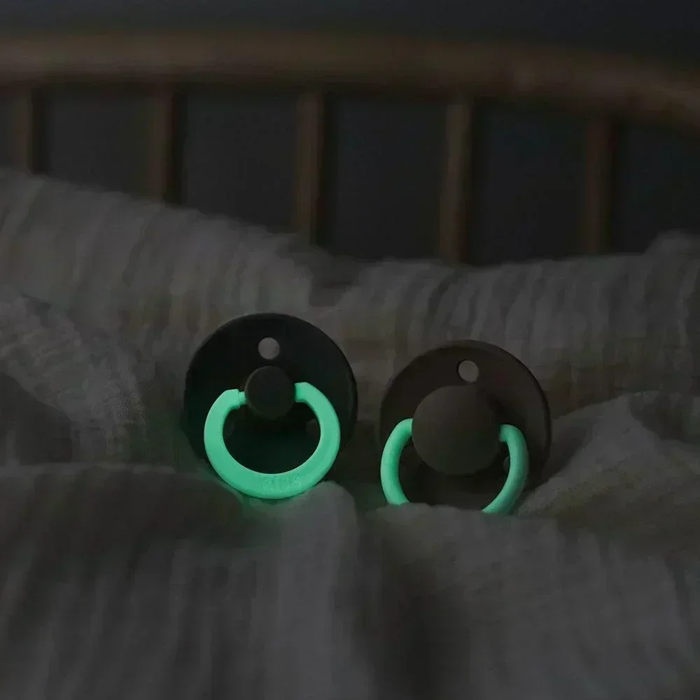 BIBS COLOUR - SUCETTES GLOW TAILLE 2 6-18 MOIS