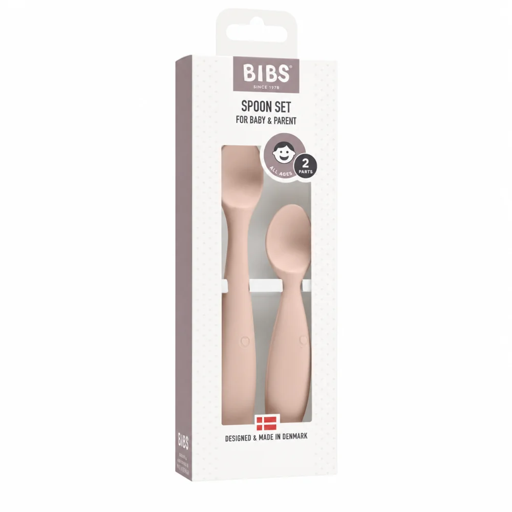 BIBS - LOT DE 2 CUILLERES BLUSH