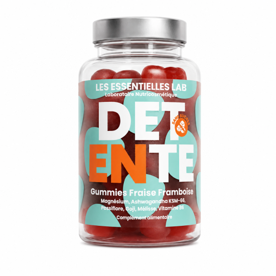 LES ESSENTIELLES LAB - DETENTE ANTI STRESS 60 GUMMIES pour Compléme...