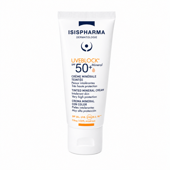 ISISPHARMA UVEBLOCK - CREME MINERALE TEINTEE SPF50+ 40ML