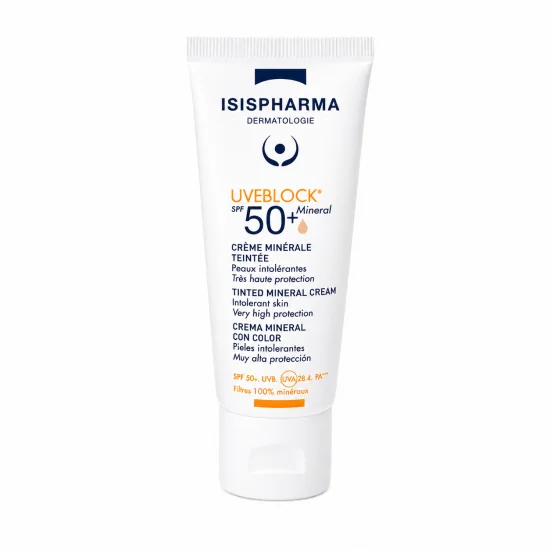 ISISPHARMA UVEBLOCK - CREME MINERALE TEINTEE SPF50+ 40ML