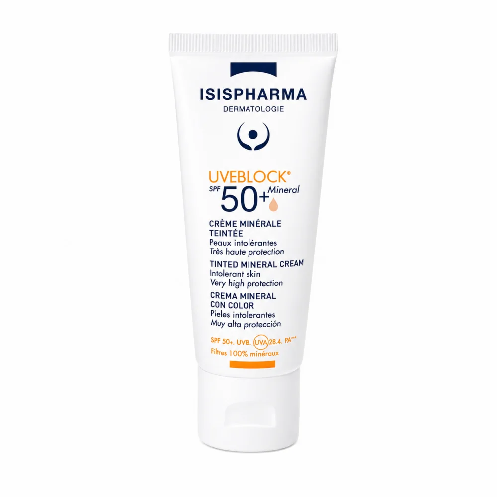 ISISPHARMA UVEBLOCK - CREME MINERALE TEINTEE SPF50+ 40ML