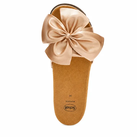 SCHOLL - CLAQUETTES ORTHOPEDIQUES DETAILS NOEUD PAPILLON FEMME